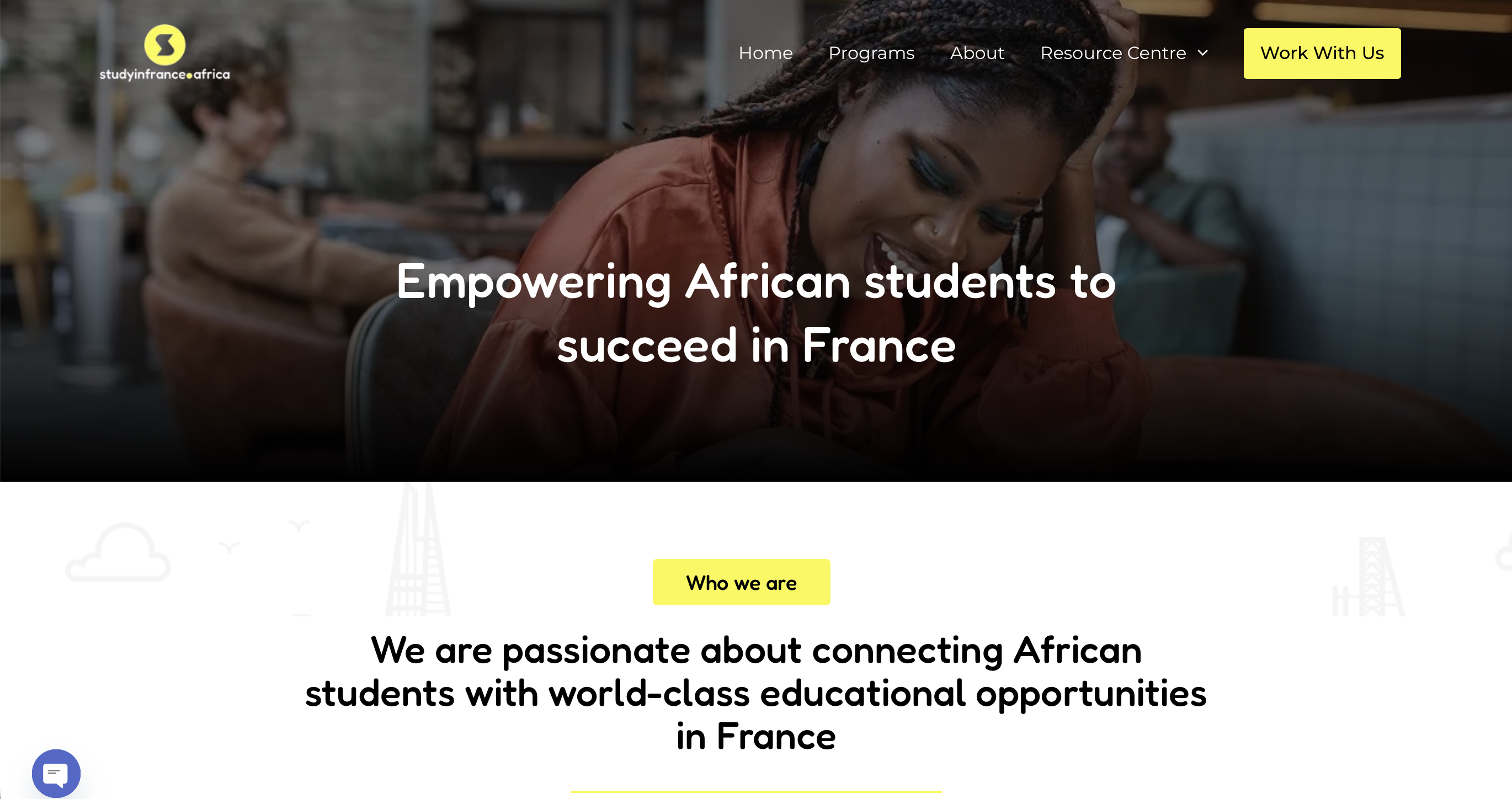 Study in France Africa cover