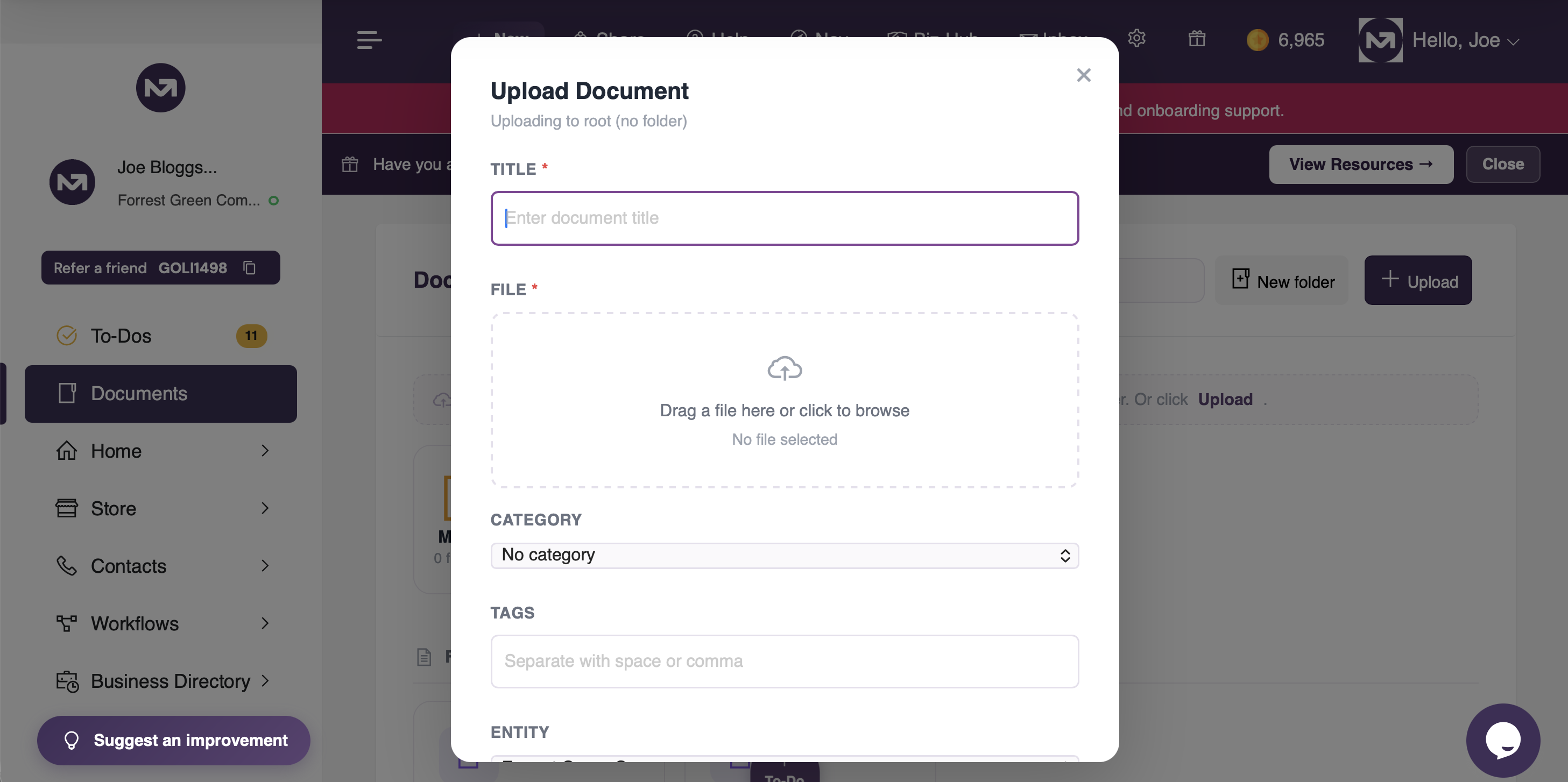 How to upload/manage documents on MyCo | MyCo Help Center